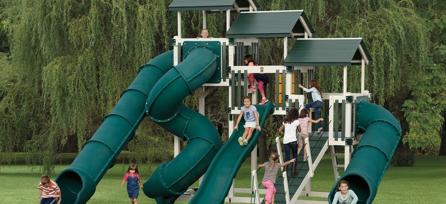 outdoor play towers