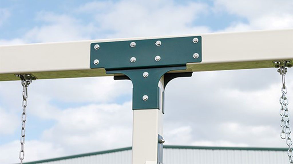 connector beam on playset made with American parts