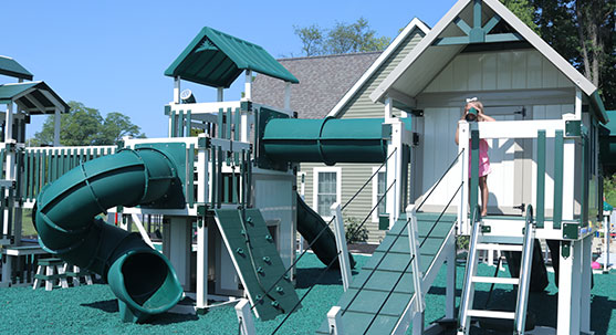 high-quality playset with safety features built in safety first playset