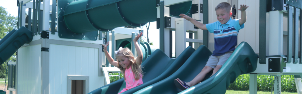 swing sets with slides