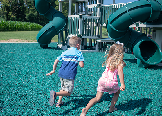 playground equipment company offering maintenance-free swing sets backed by a warranty Amazon Swing Set