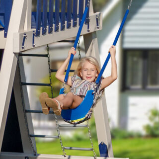 girl in swing